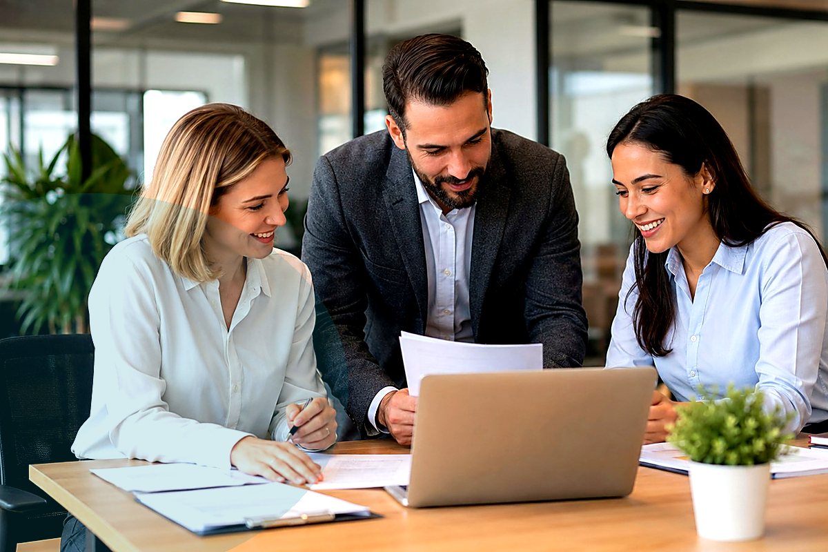 Discussion calme autour de documents
